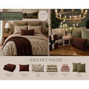 Jeremiah Brent Home Curated King Bedding Set